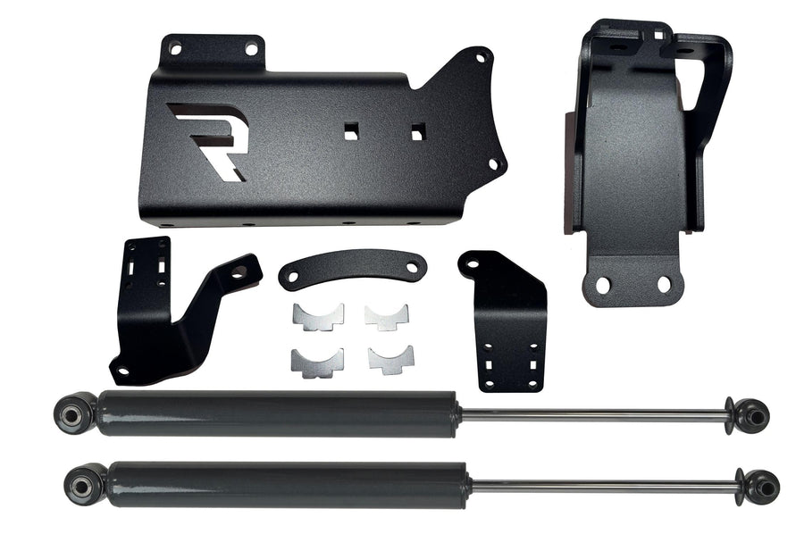 Dual Steering Stabilizer Kit SUPERLIFT SUSPENSION for RAM 2500/3500 | Shadow Series Cylinders | 92771-1 | Fits 2014-2025 RAM 2500/3500 4WD with No Lift to Any Lift Height