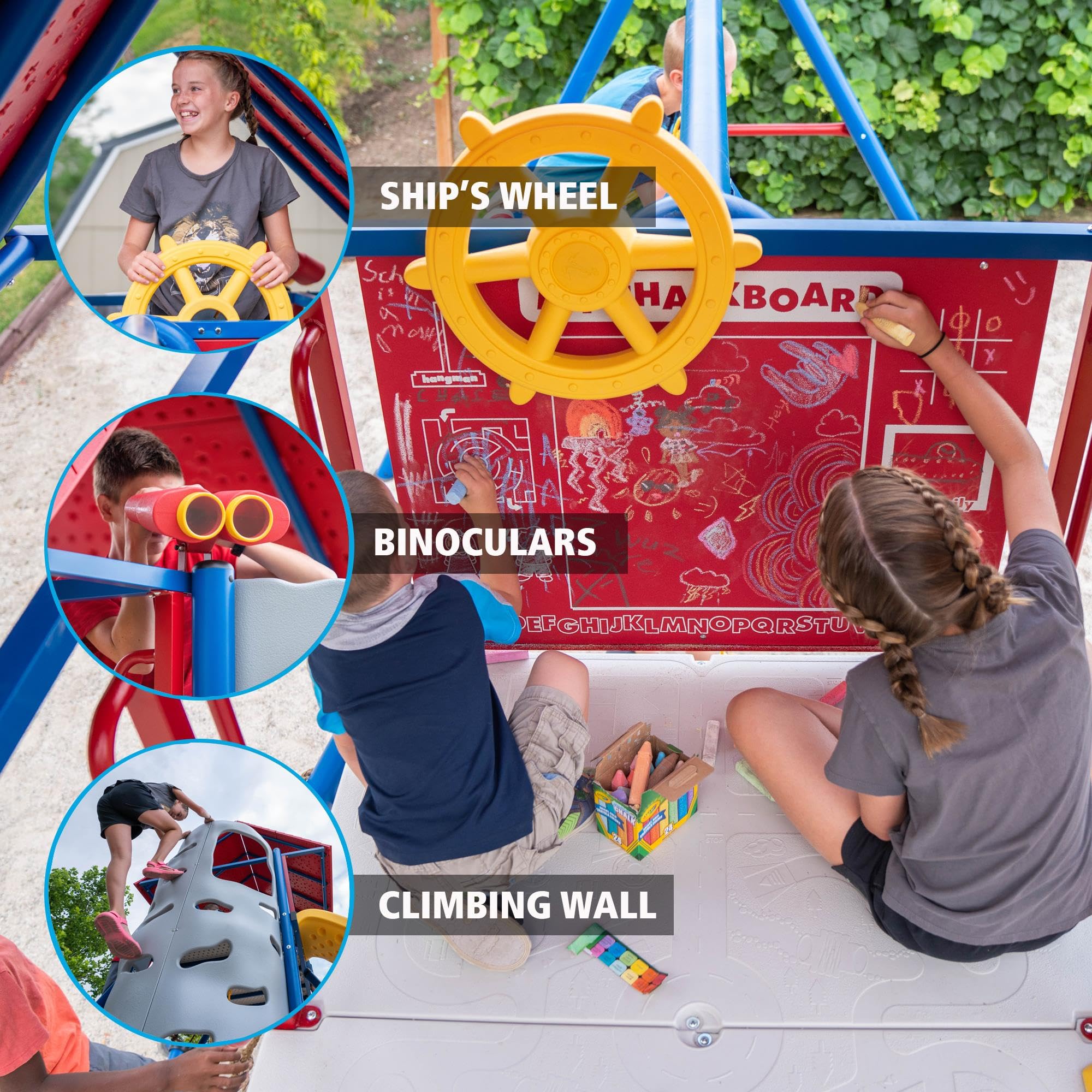 Big Stuff Lifetime Swing Set Playset, Primary