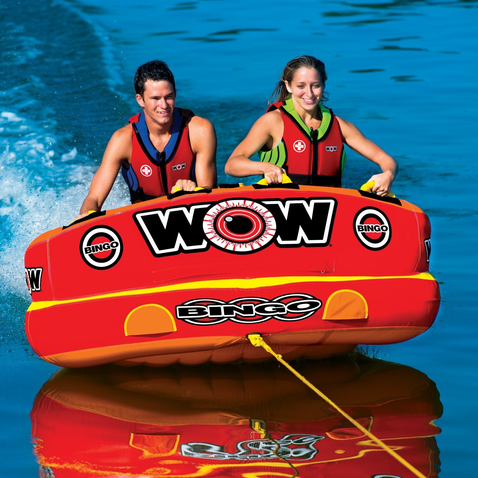 World of Watersports Bingo Wow 1-2 Person Cockpit Ski Tube