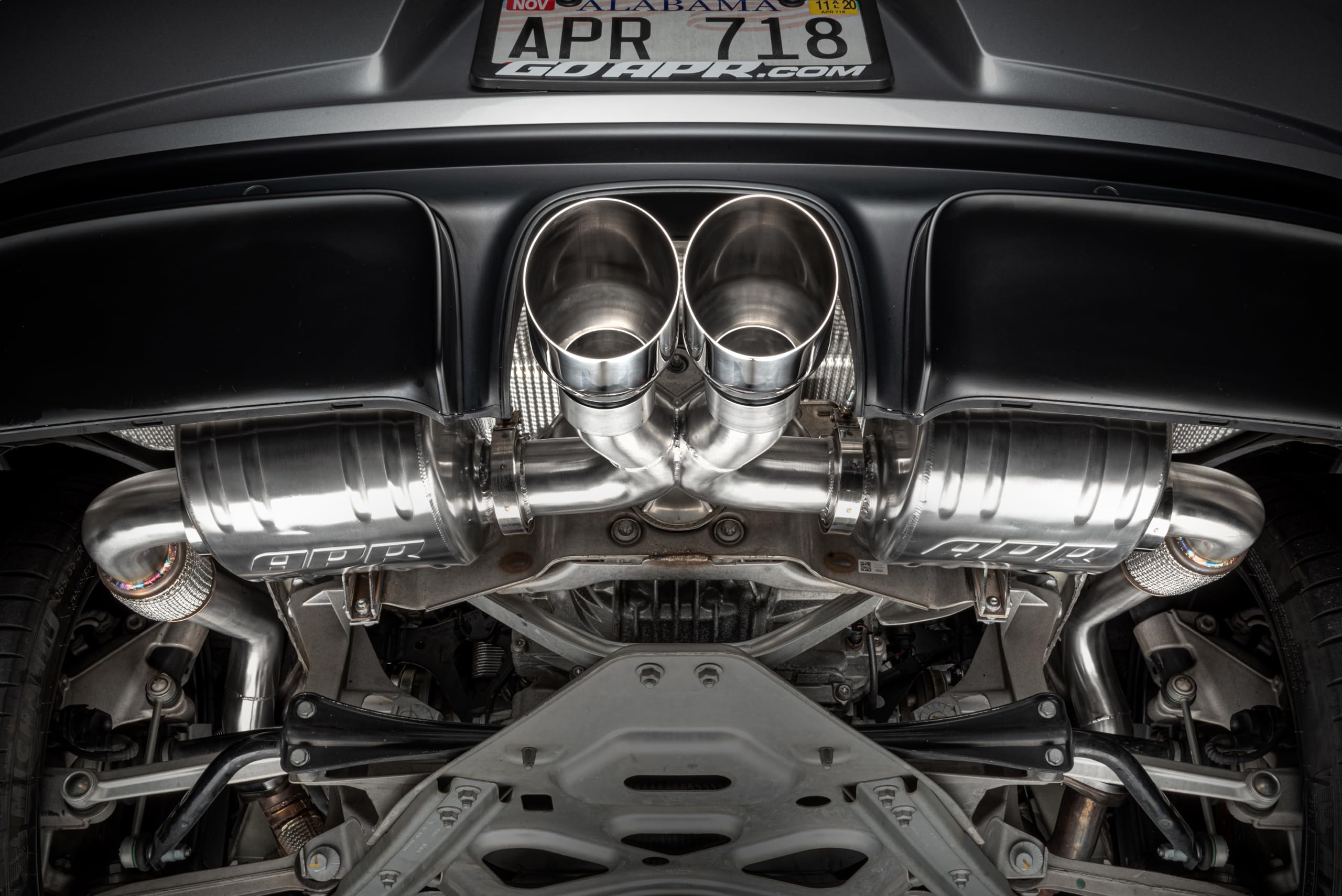 APR CBK0024 Cat-Back Optional Muffler Right Side APR CBK0029