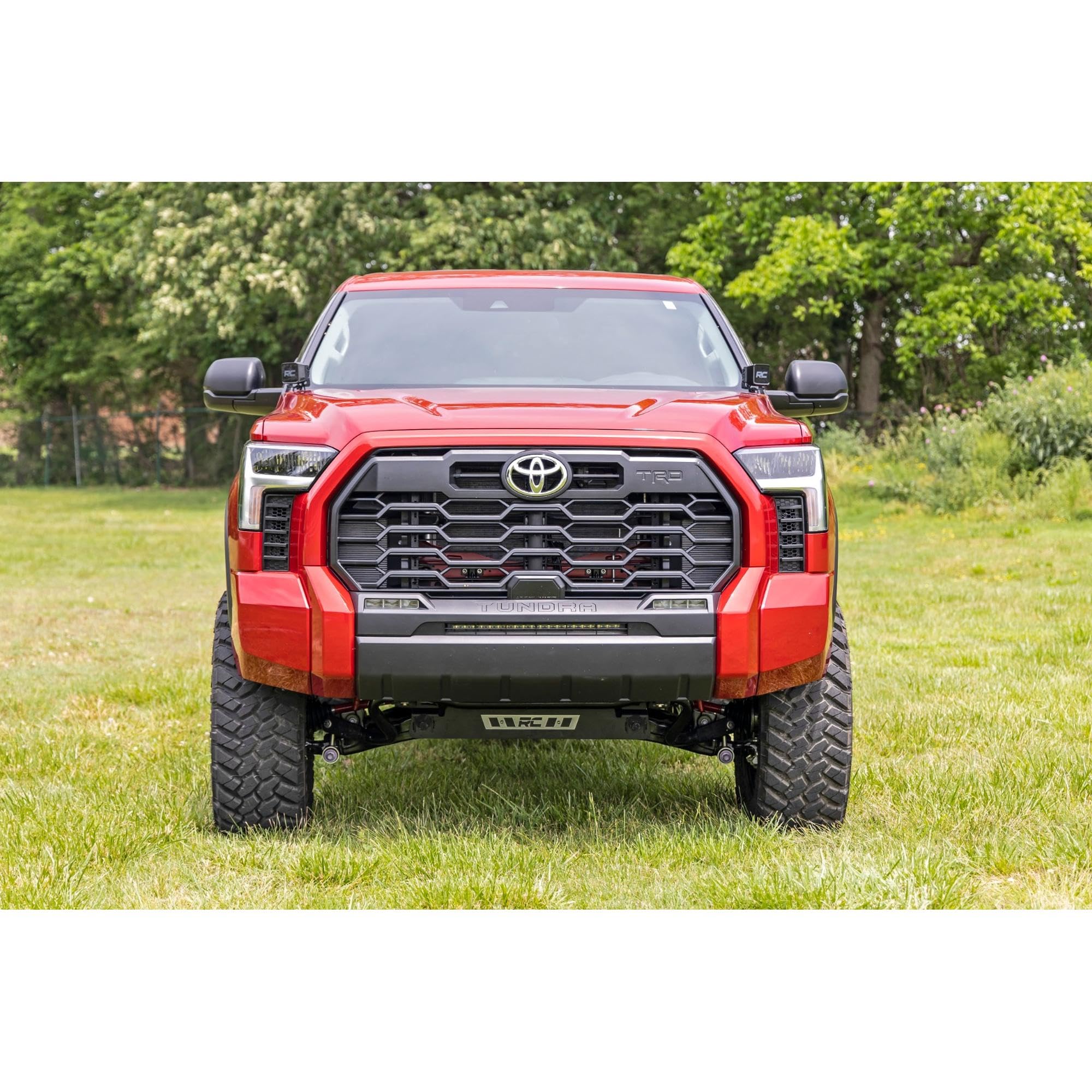 6" Lift Kit Rough Country for Toyota Tundra (w/o Auto Adjusting Headlights) (2022-2025) - Includes Strut Spacers & Shock Relocation Brackets