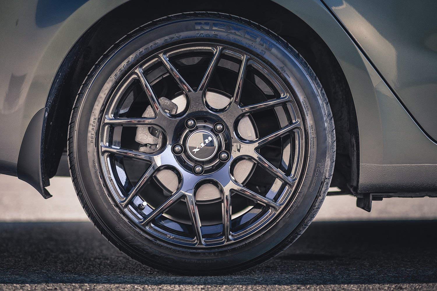 Custom RTX Envy Wheel - 20x8.5, 38 Offset, 5x112 Bolt Pattern, 66.6mm Hub - Gloss Black Rim