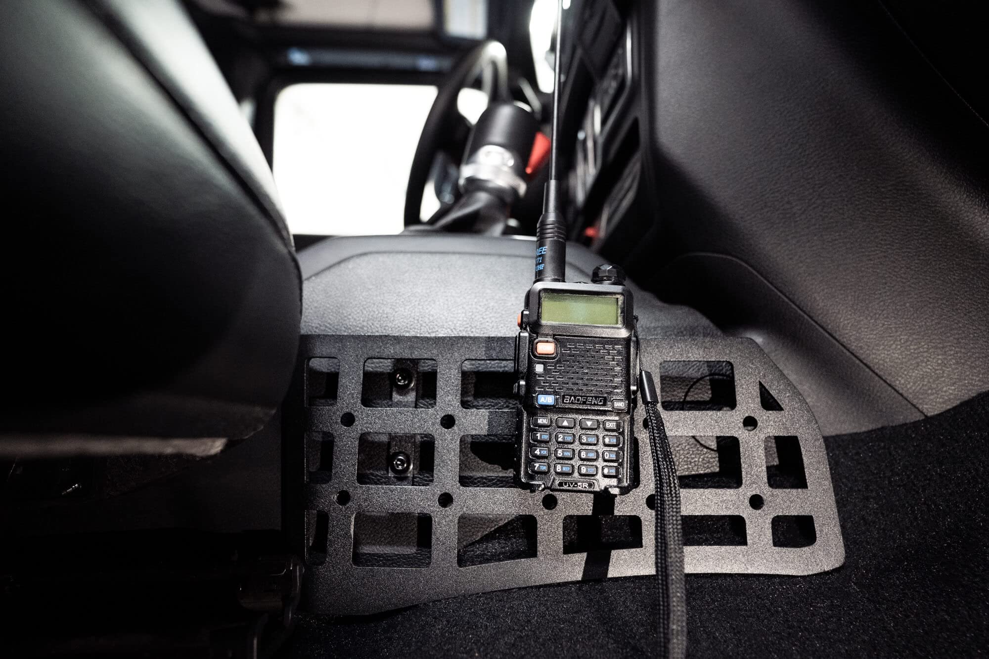 Molle Panels Center Console for 2018-2024 Jeep Wrangler & 2020-2024 Jeep Gladiator | Mount for Pouches, Med-Kits, Tools, Holsters & Other Accessories | Automatic & Manual Transmissions | DV8 Offroad