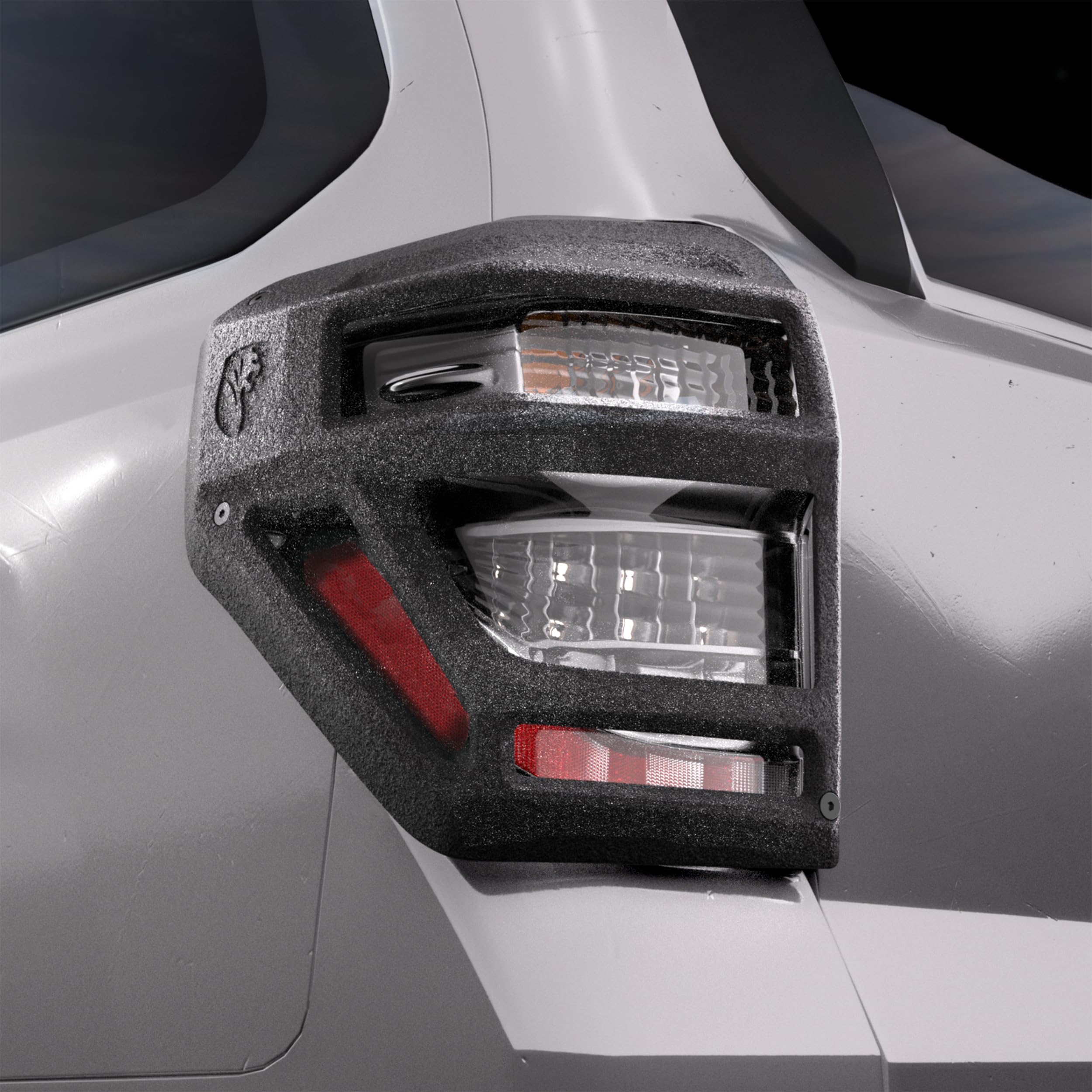 Tyger Auto Tail Light Guard Covers Premium Cast Aluminum Alloy Compatible with 2014-2024 Toyota 4Runner | Powdered Textured Black | No Drilling Required | TG-TG7T87778