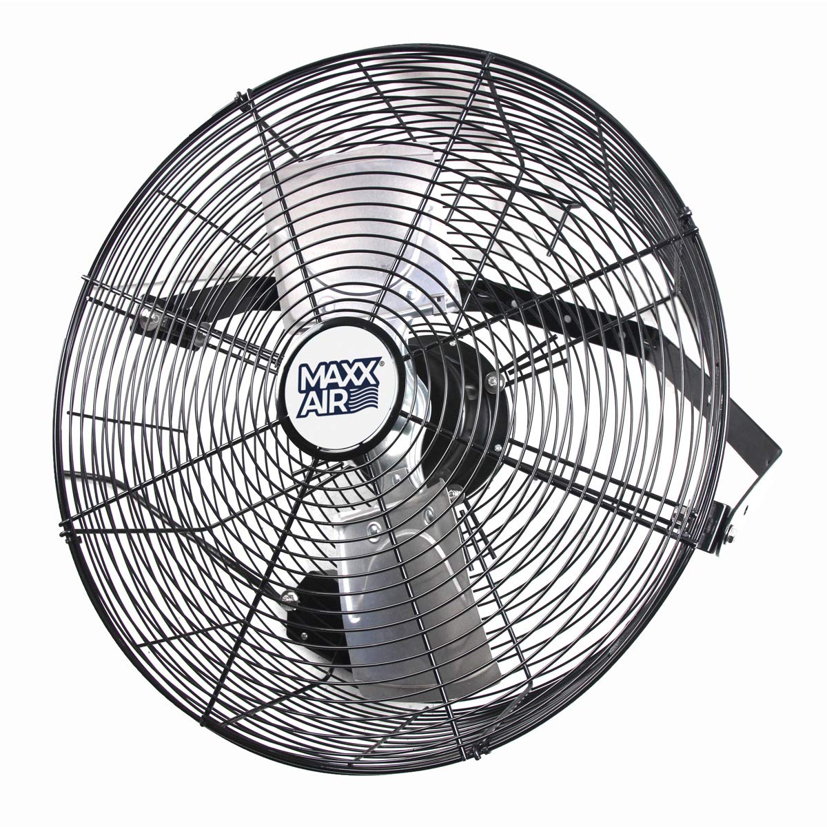Maxx Air 18" Wall Mount Fan | Commercial Grade Fan for Garages, Shop, Barns and Patios for Outdoor Use | Powerful 1,450 CFM and Easy Operation | Industrial Wall Mount