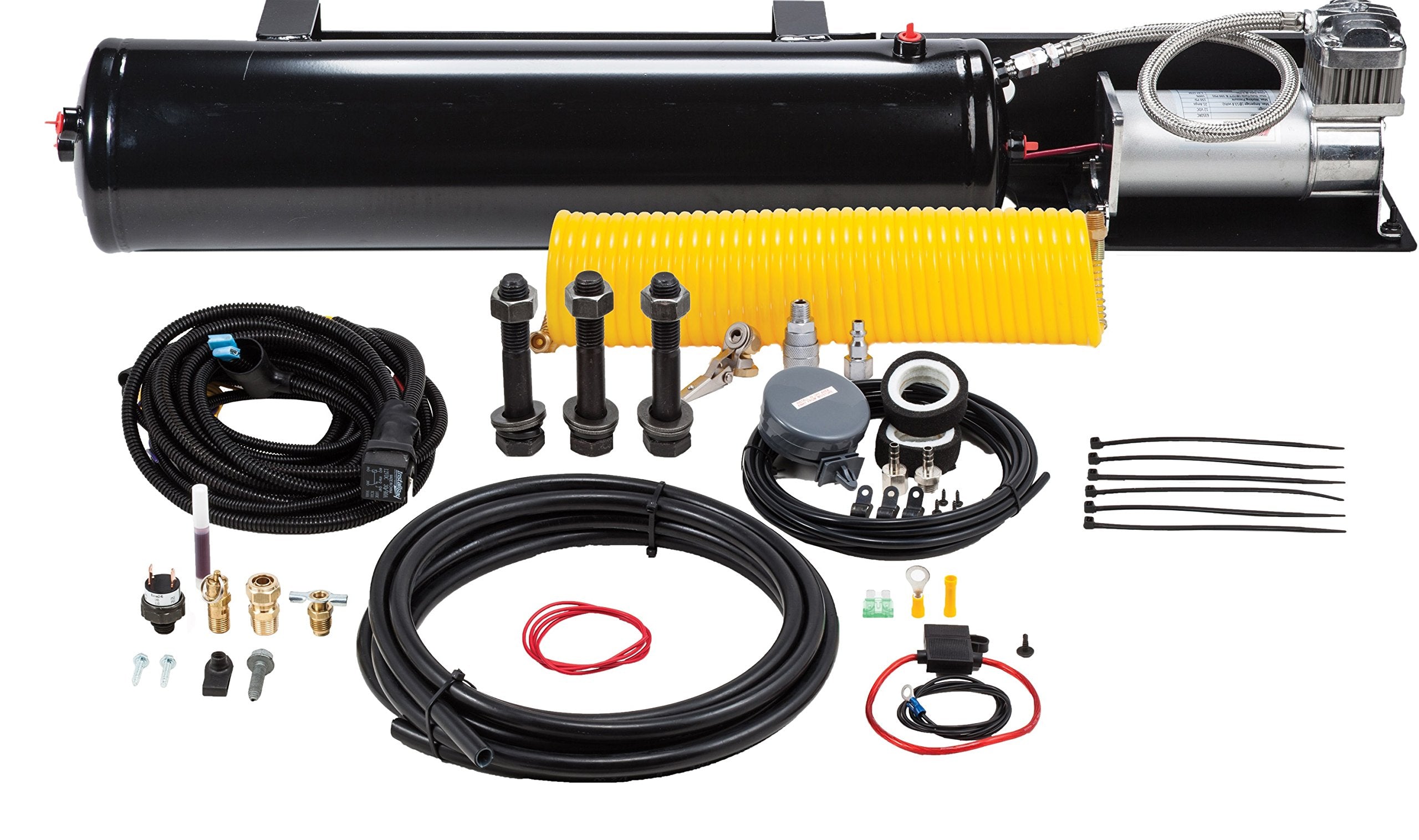 Kleinn Air Horns Bolt-On VELO-OBA6350 Onboard Air System for Ford F-150/Ford Raptor Trucks 2009-2014