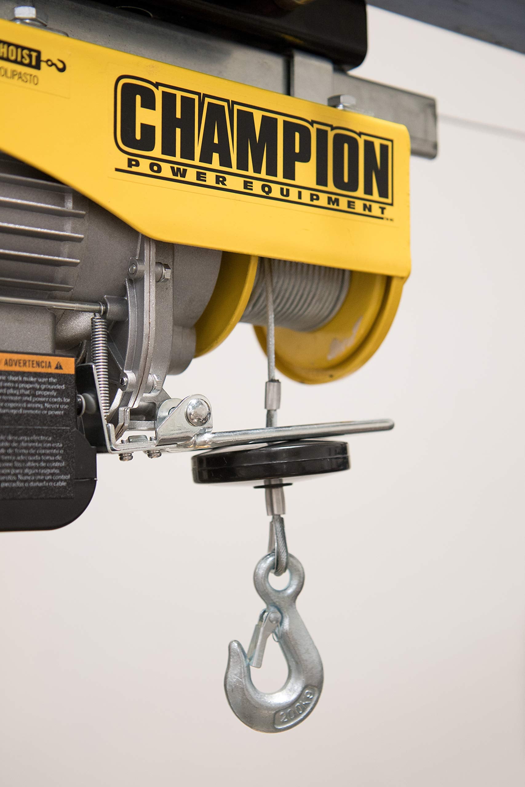 440/880-lb. Champion Power Equipment Automatic Electric Hoist with Remote Control