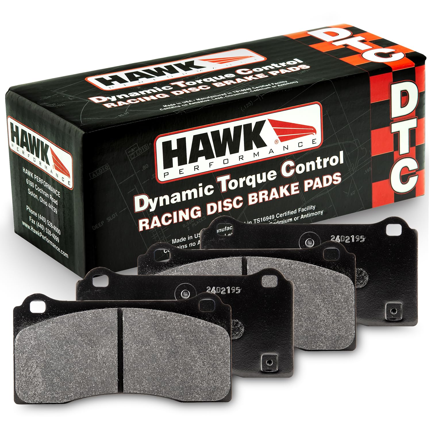 Hawk Performance DTC-60 HB935G.585 Motorsport Brake Pads