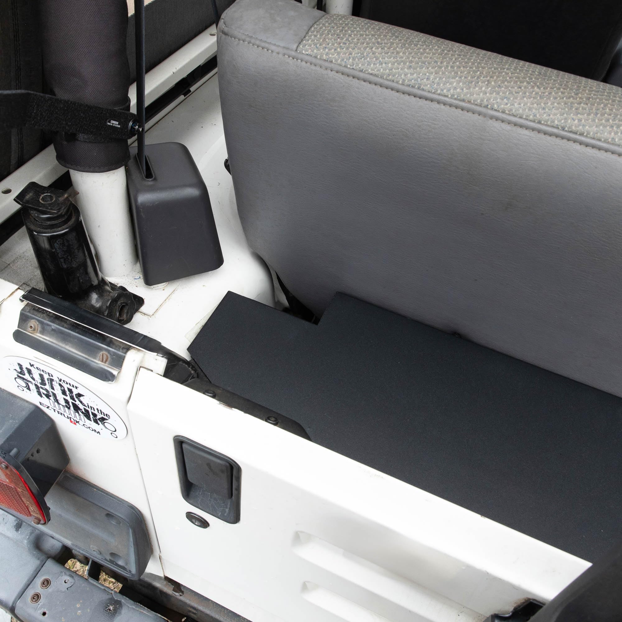 Folding Security Trunk/Storage Box EZTrunk for TJ 1997-2006 by EZ4X4 Patented & Patent Pending