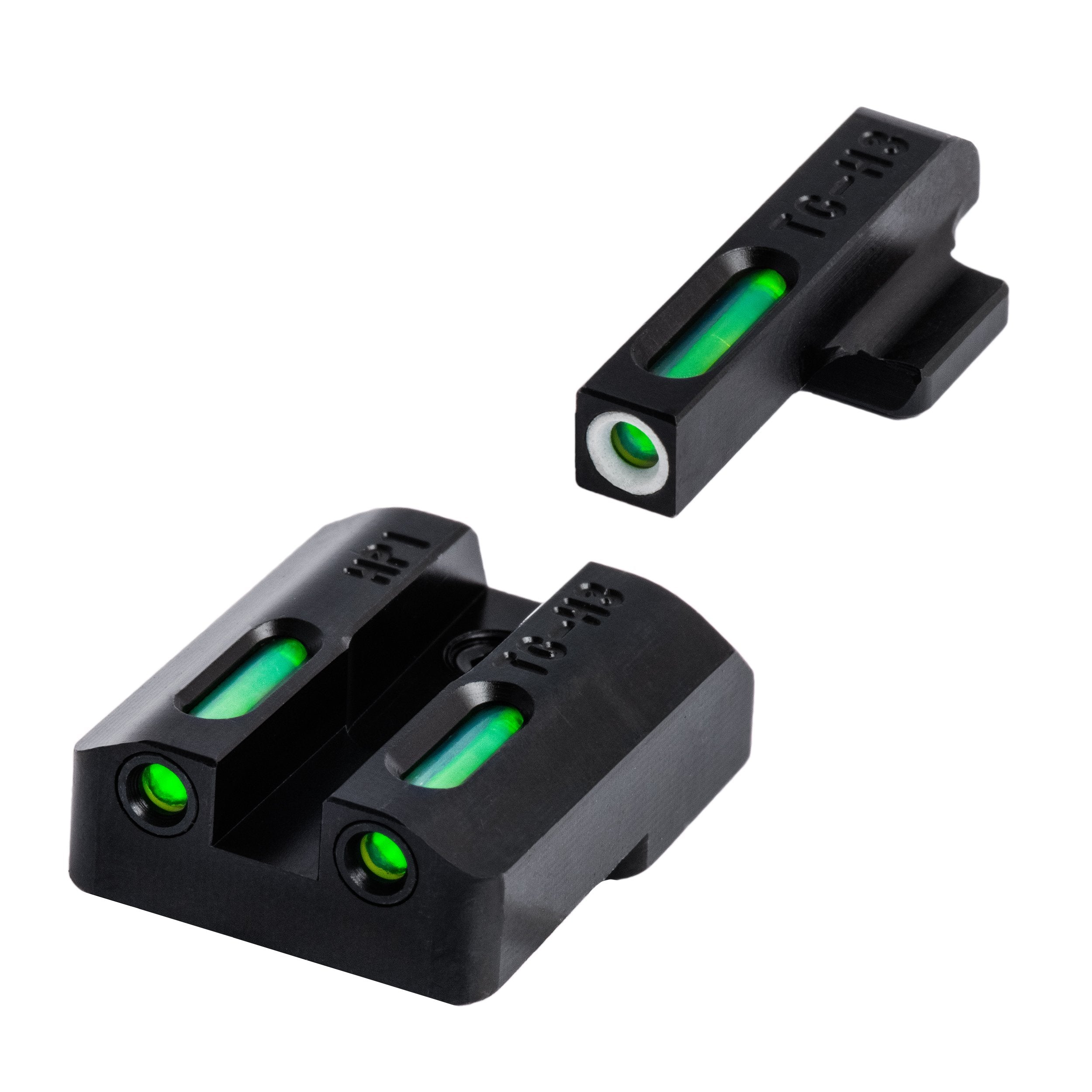 Handgun Sight TRUGLO TFX | Durable Shock-Resistant Compact Brightly Glowing Tritium & Fiber-Optic Xtreme Day/Night Sight, Compatible with H&K P30 Handguns