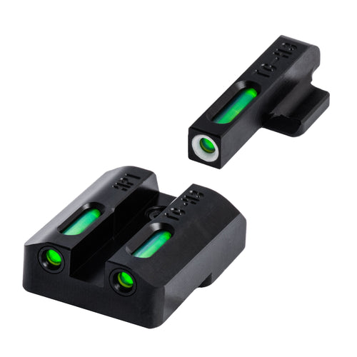 Handgun Sight TRUGLO TFX | Durable Shock-Resistant Compact Brightly Glowing Tritium & Fiber-Optic Xtreme Day/Night Sight, Compatible with H&K P30 Handguns