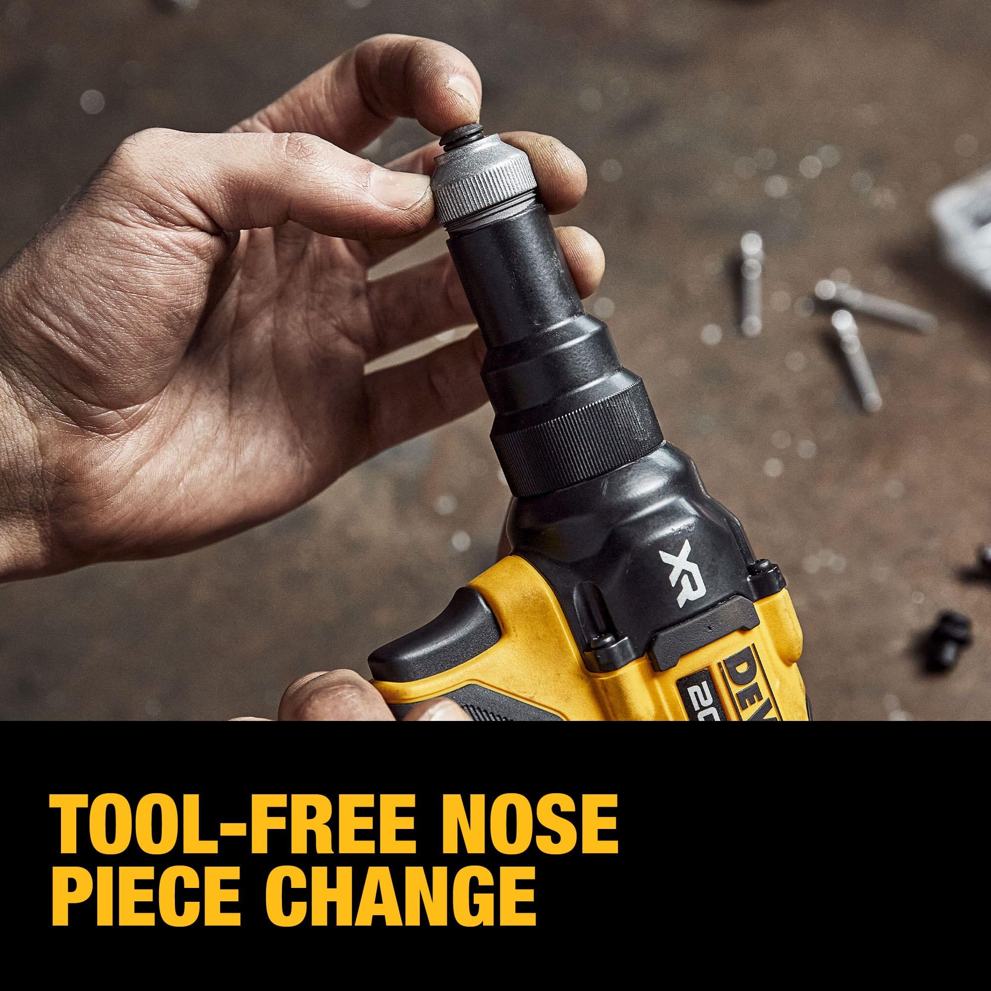 20V MAX XR DEWALT Cordless Rivet Tool, 3/16", Bare Tool Only (DCF403B)
