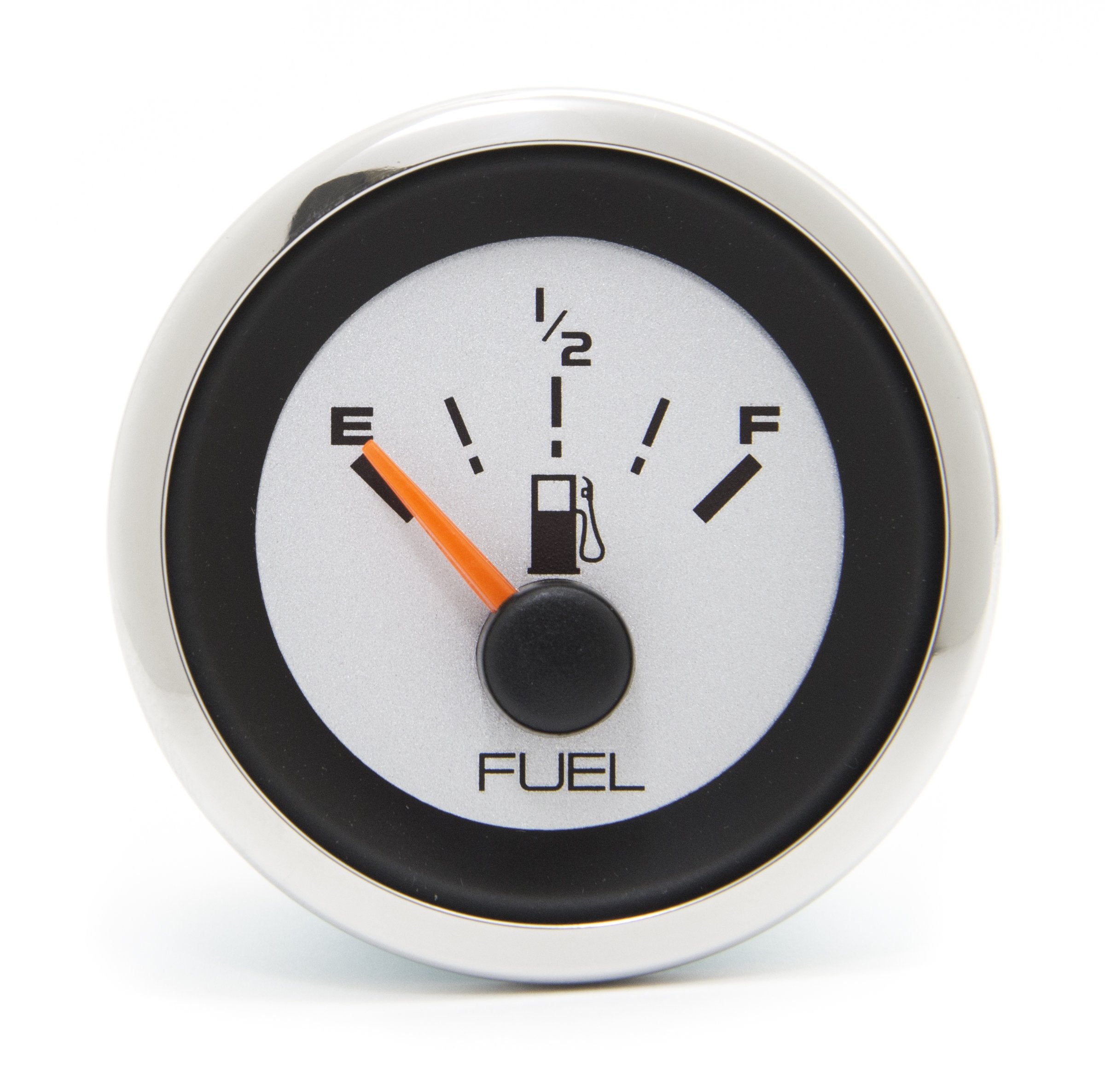 Argent Fuel Gauge, Sierra International 65524P, 2 inch, Universal, Night Visible