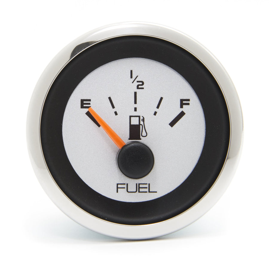 Argent Fuel Gauge, Sierra International 65524P, 2 inch, Universal, Night Visible