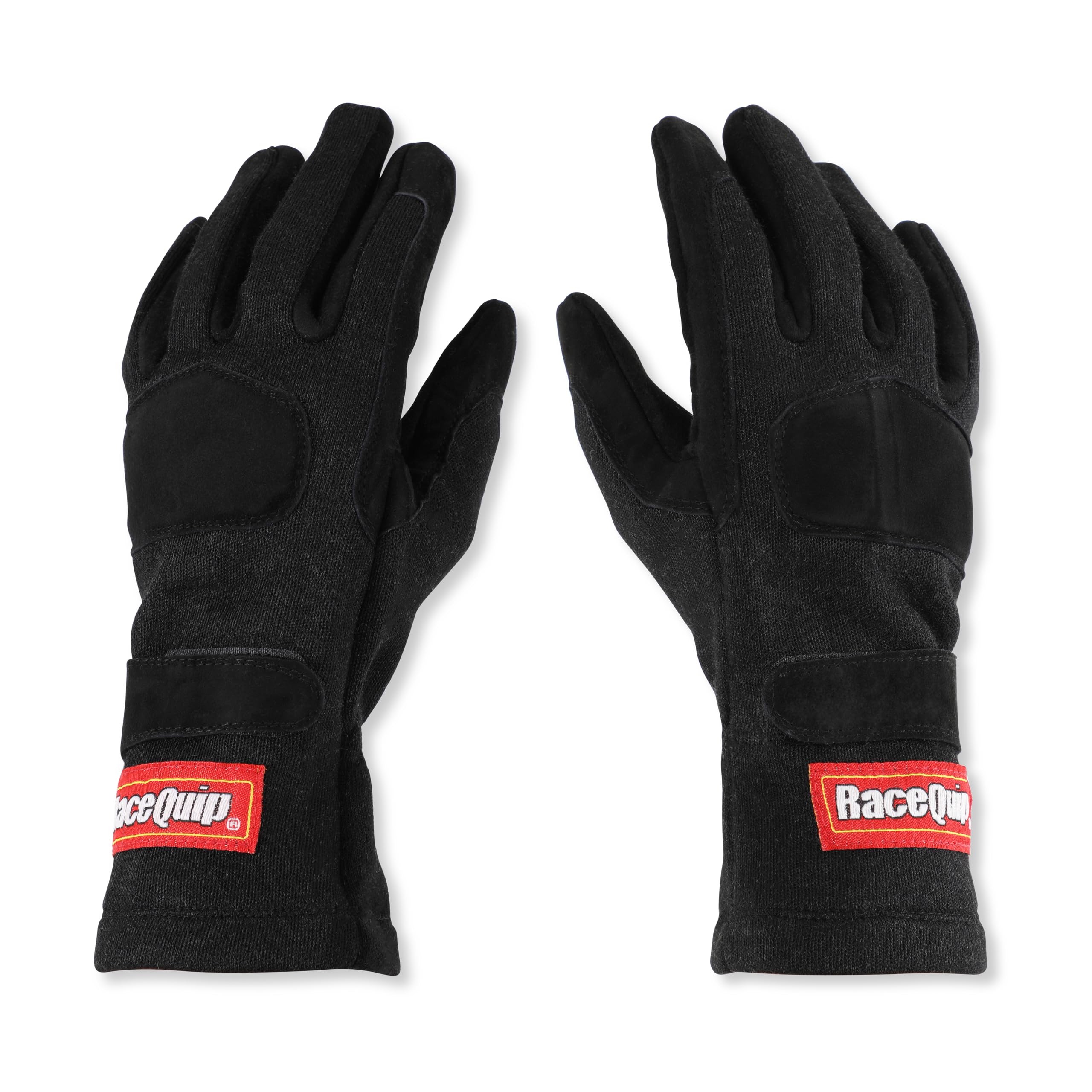 355 Series RaceQuip 355003RQP Driving Gloves - SFI 3.3/5 - Black/Black - Medium
