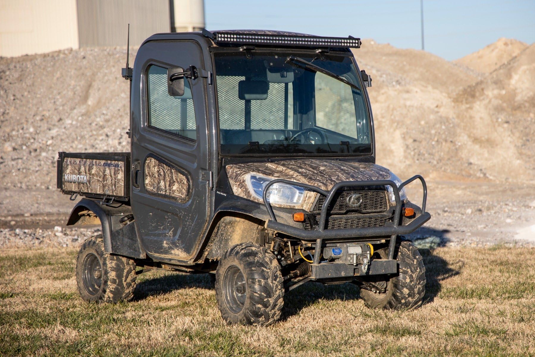 50" Rough Country Black Series LED Light Bar Kit for Kubota RTV-X900/1100C