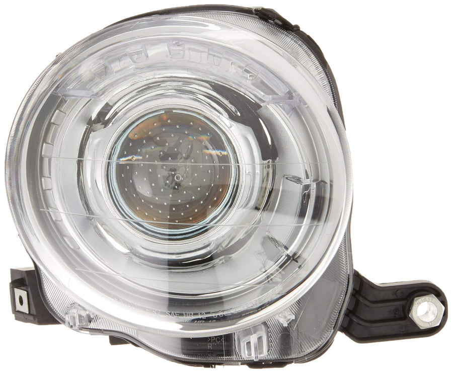 Right TYC Headlight Assembly Compatible with 2012-2019 Fiat 500