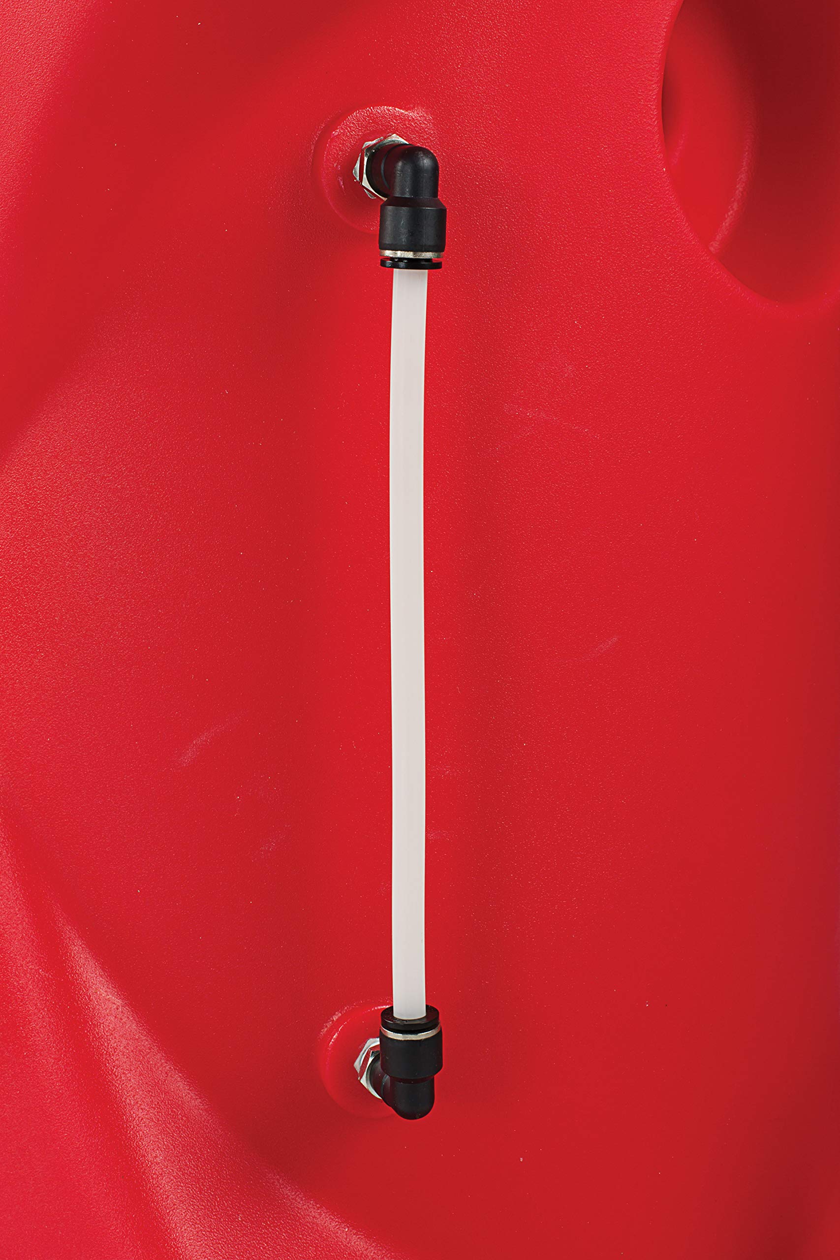 JDI-27GFD JohnDow Industries 27 Gallon Pump Assist Portable Oil Drain, 16 inch Diameter Centered Funnel, Adjustable Funnel Height of 45 in. to 70 in. With Molded in Tool Tray for Oil Filters and Tools