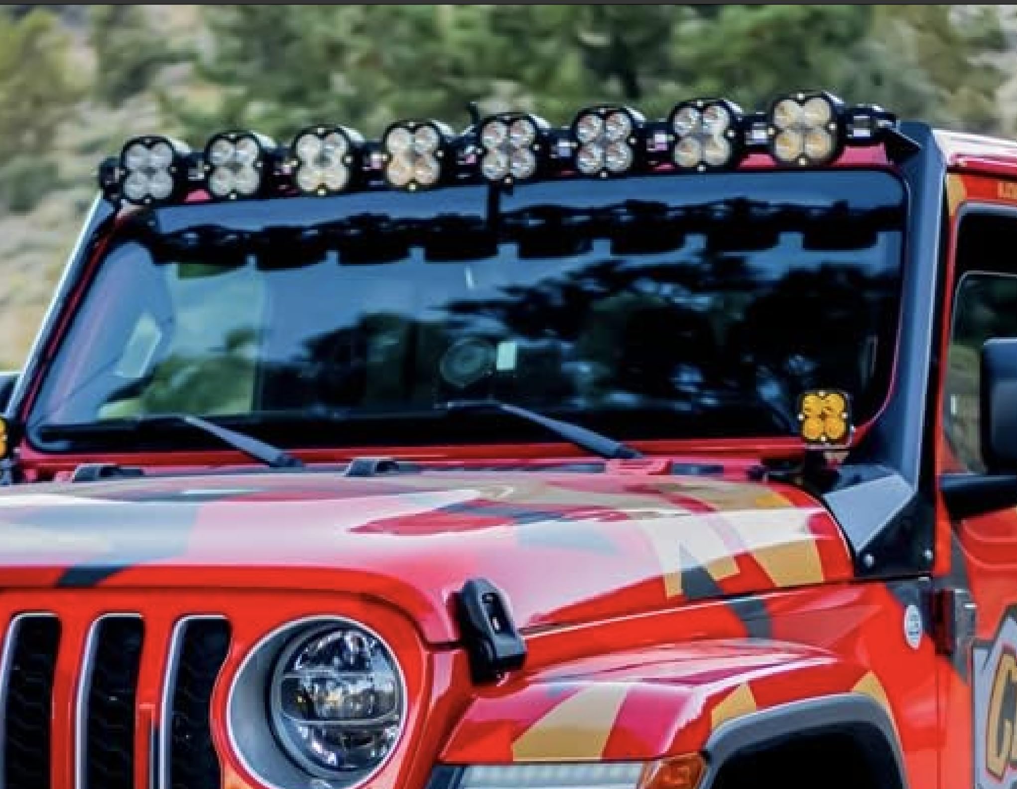 XL Linkable Baja Designs Roof Mount Kit Fits Jeep Wrangler 447664
