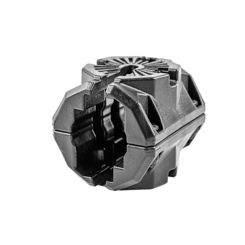 MightyMount Duo Rail Adapter, YakAttack Black - Single Pack, Compatible with Hobie H-Rail (MMBC-1003) | Kayak Fishing Accessories