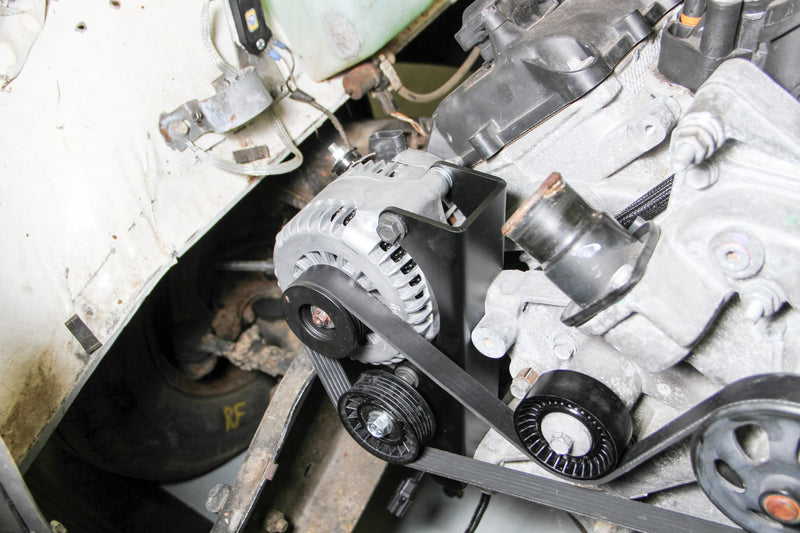 Holley Gen III Hemi 97-368 Alternator Relocation Bracket - Fits Alternator