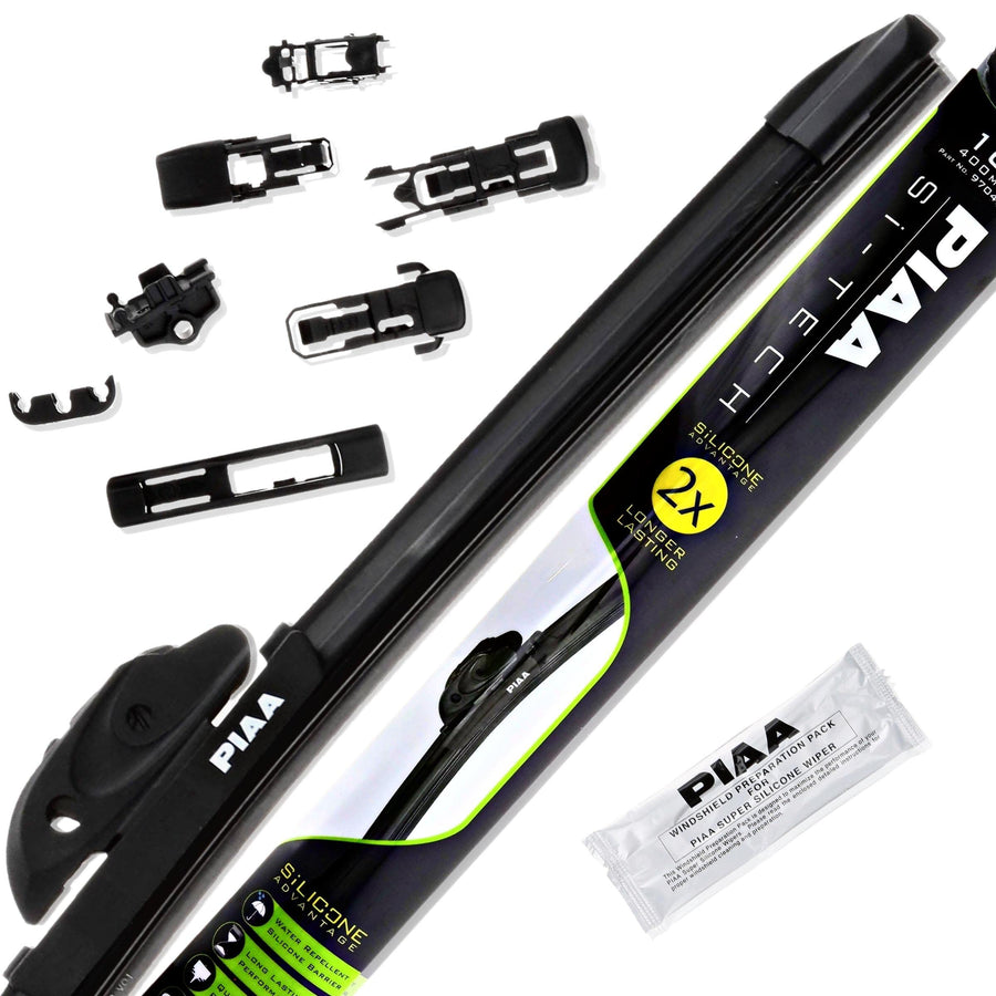 PIAA 14 inch Silicone Wiper Blade Si-Tech (350mm) Premium All-Season OEM Automotive Replacement Windshield Wiper Blades (Pack of 1)