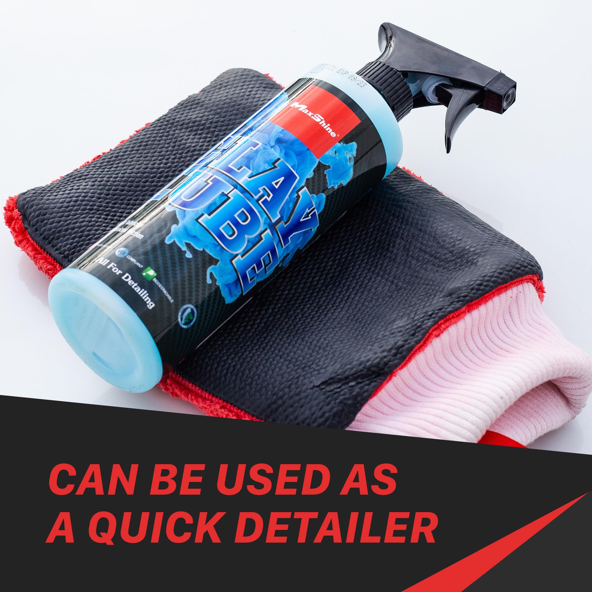 Clay Lube Spray Maxshine 16oz | Synthetic Lubricant for Clay Bars & Pads | Quick Detailer with Pleasant Scent | Smooth Glide & Surface Protection for Car Paint, Glass & Auto Detailing