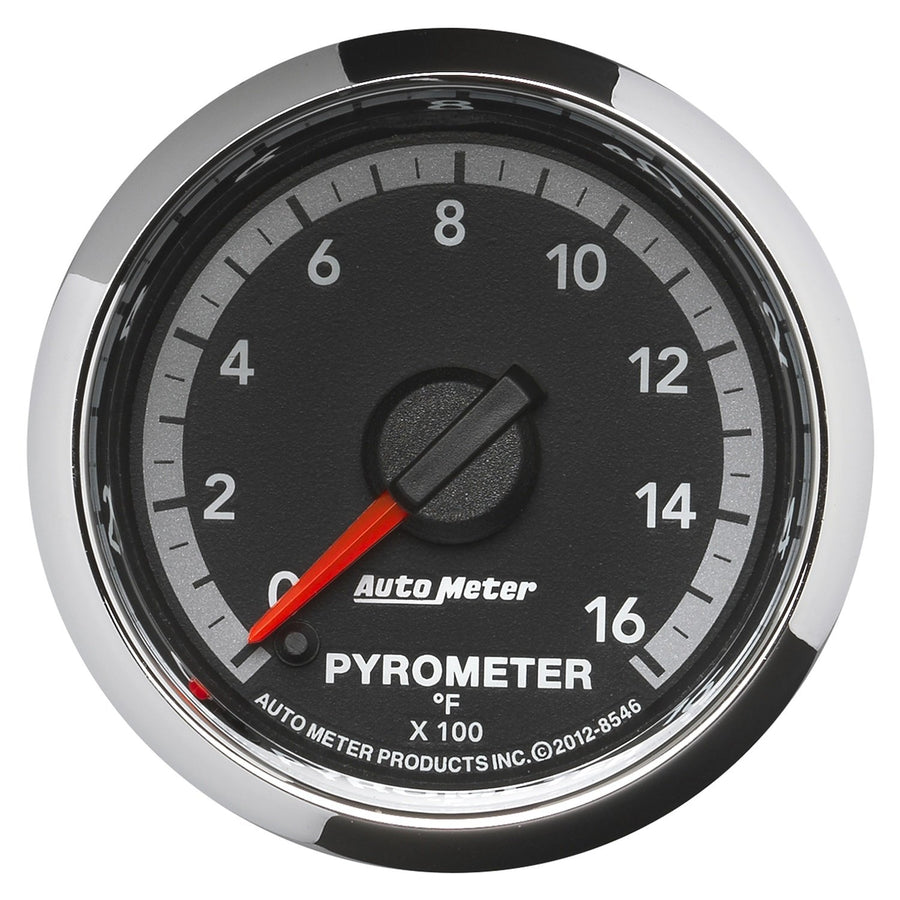 2-1/16" Electric Pyrometer AUTO METER 8546 Factory Match (0-1600 Degree F, 52.4mm) Regular, 2-1/16 Inch