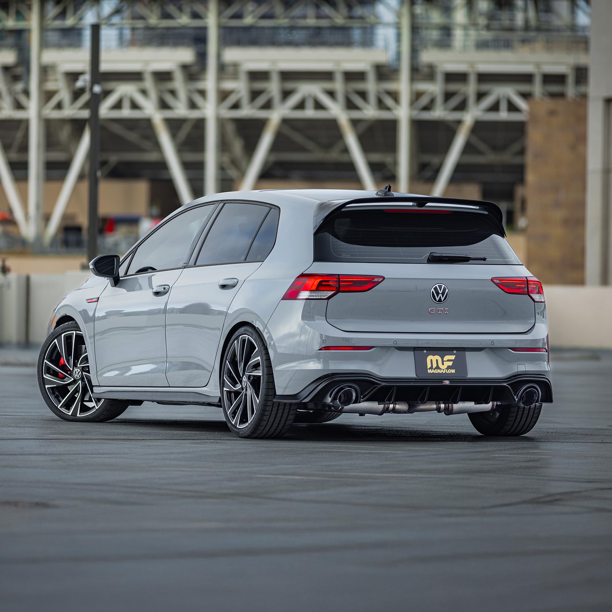 MagnaFlow Performance Exhaust System 19622: NEO Series, Cat-Back, Compatible with 2022-2025 Volkswagen GTI, Dual Split Rear Exit Style