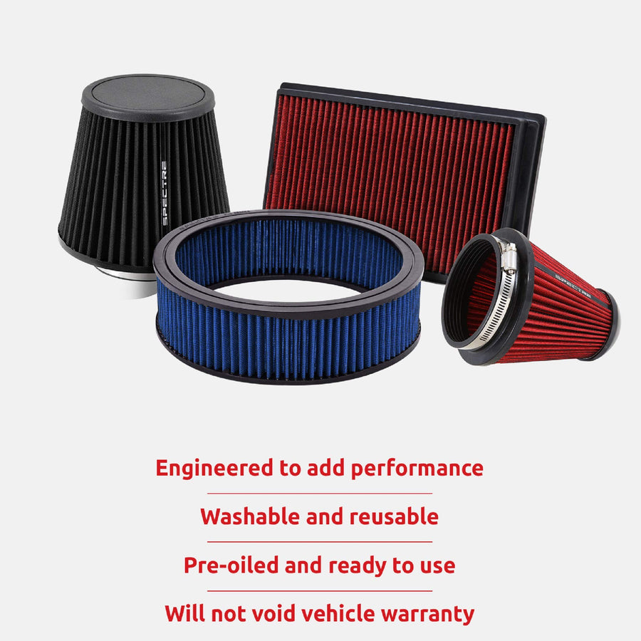 Spectre Air Filter Engine: High Performance, Premium, Washable, Replacement Filter: Fits 1987-2011 DODGE/RAM/MITSUBISHI/JEEP (Dakota, Durango, Ram, Raider, Cherokee, Comanche, Wagoneer) SPE-HPR3901