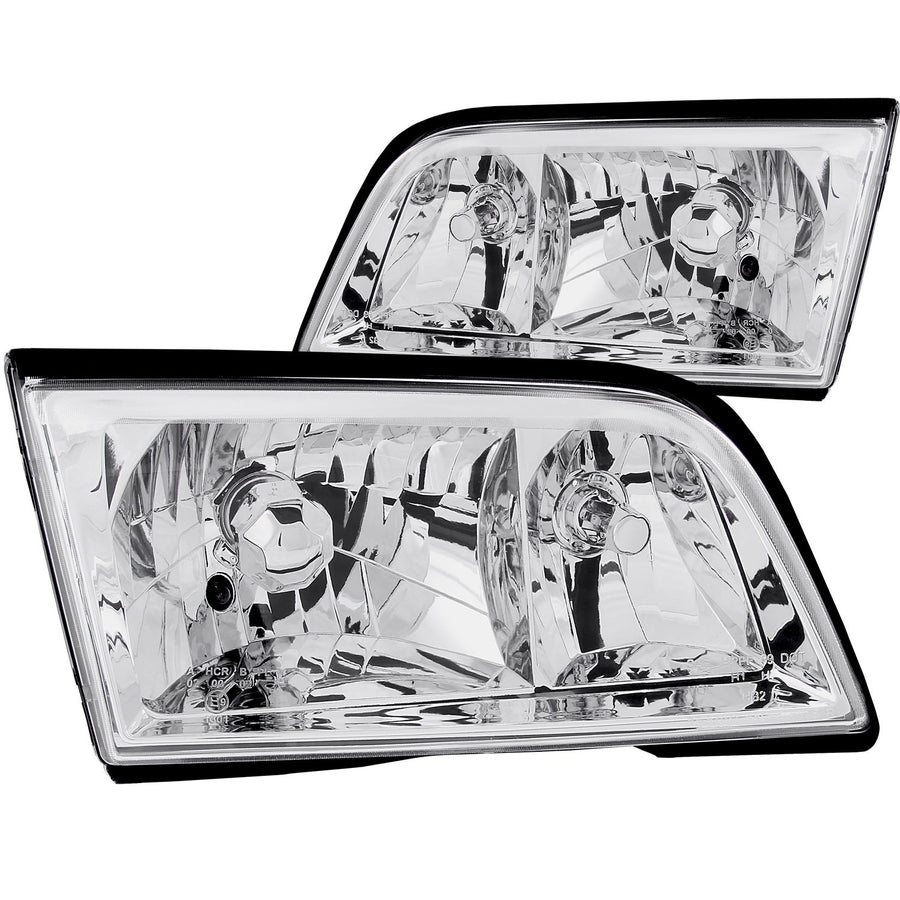 Mercedes-Benz Anzo USA 121081 Crystal Chrome Headlight Assembly - (Sold in Pairs)