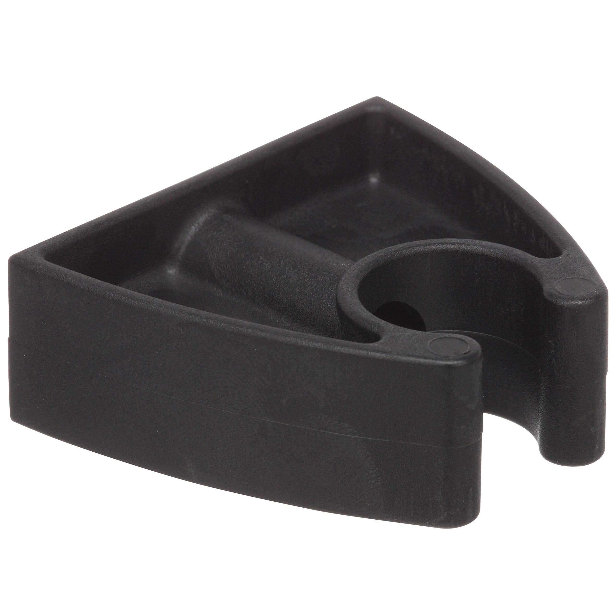 Pole Light Storage Clip Attwood 7571L7, Holds ¾-Inch-Diameter Poles, 2 Inches L x 1 ½ Inches H, Black Plastic