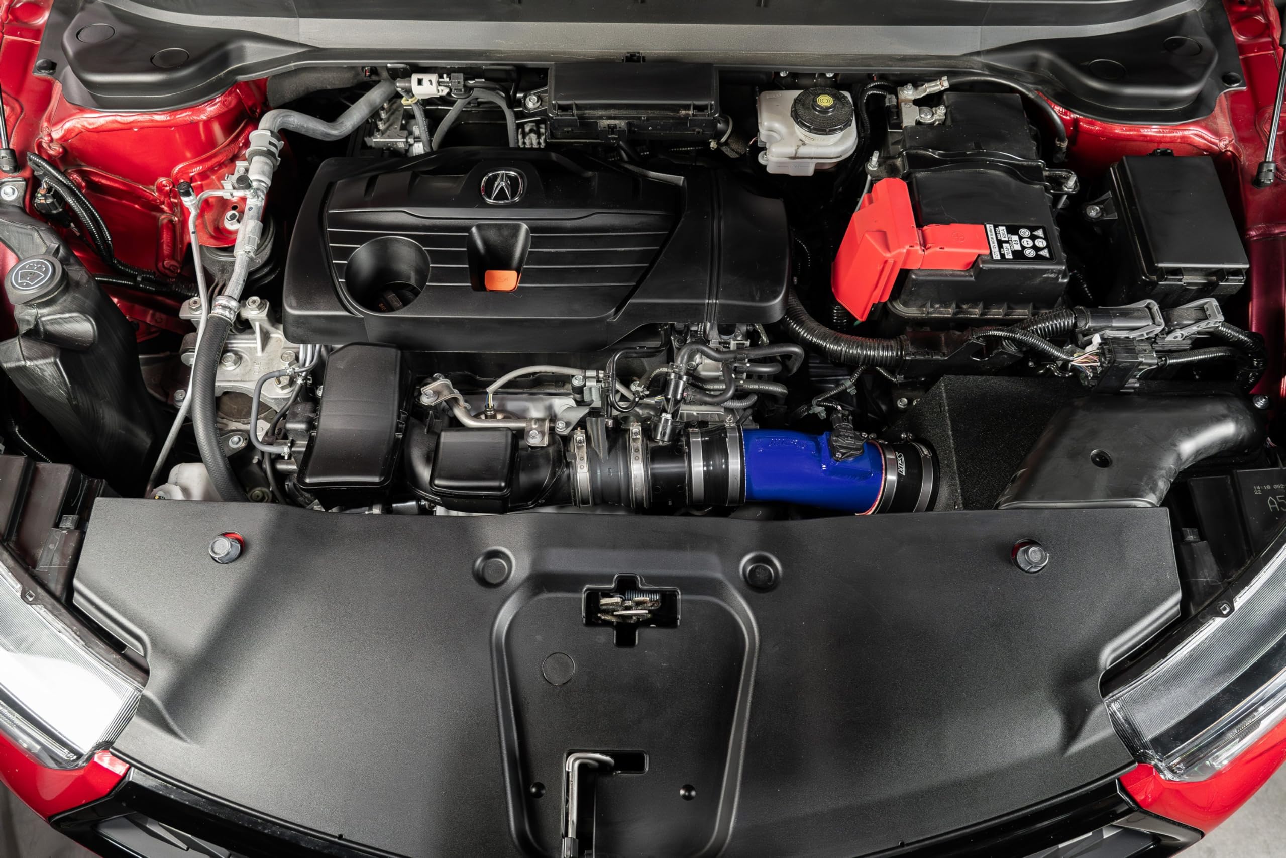 HPS Blue Air Intake Kit Cool Ram with Heat Shield Compatible for 2019-2024 Acura RDX 2.0L Turbo, 827-729BL