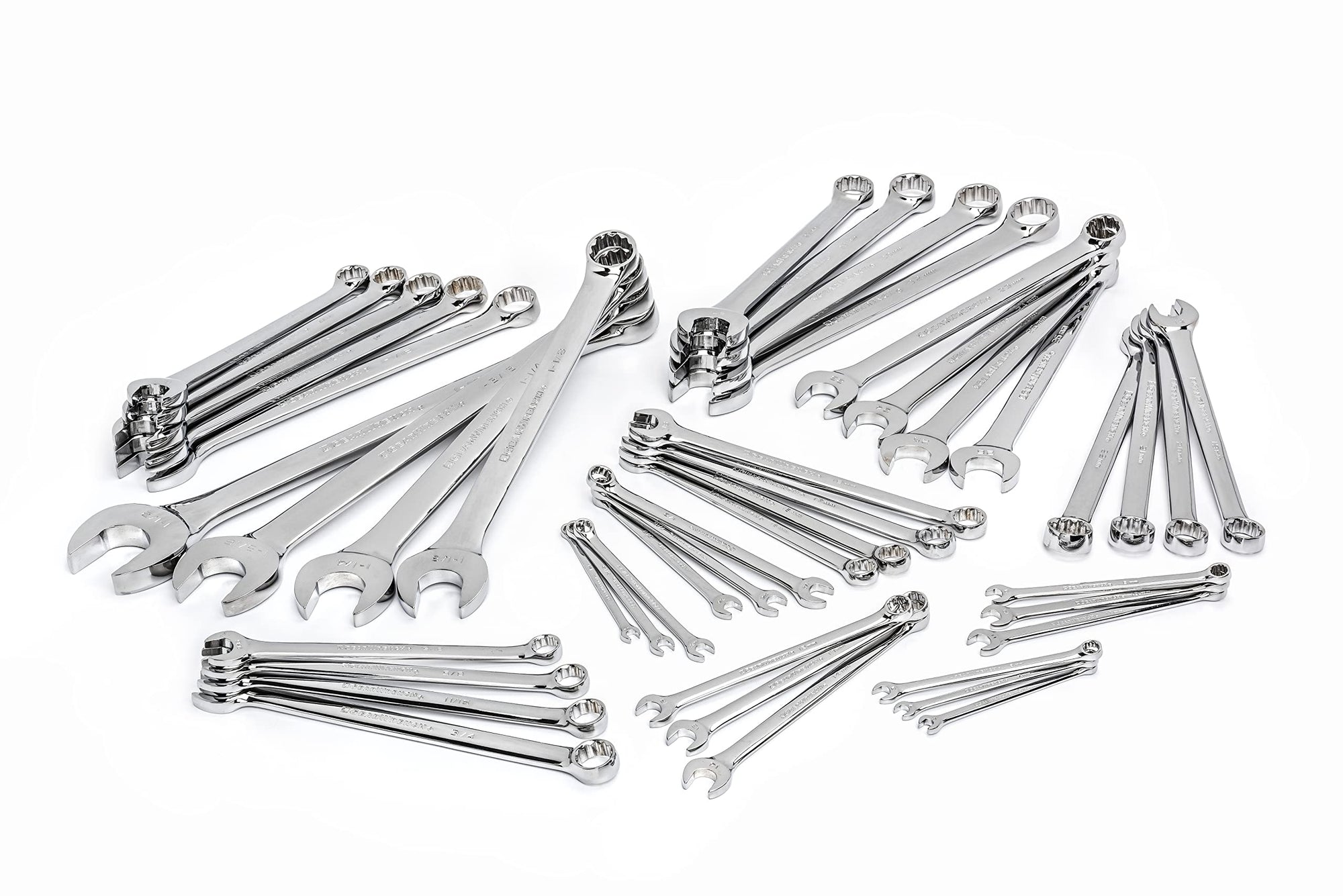 44 Pc. GEARWRENCH Master Combination Wrench Set, Metric/SAE - 81919