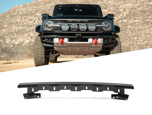 Offroad DV8 Tube Push Bar for 2021-2025 Ford Bronco | Fits OEM Modular Steel Bumper | Runs a 20" Light Bar, (8) 3" Pod Lights, or (4) 7" Round Lights | Protects Grille from Light Trail Debris | Steel