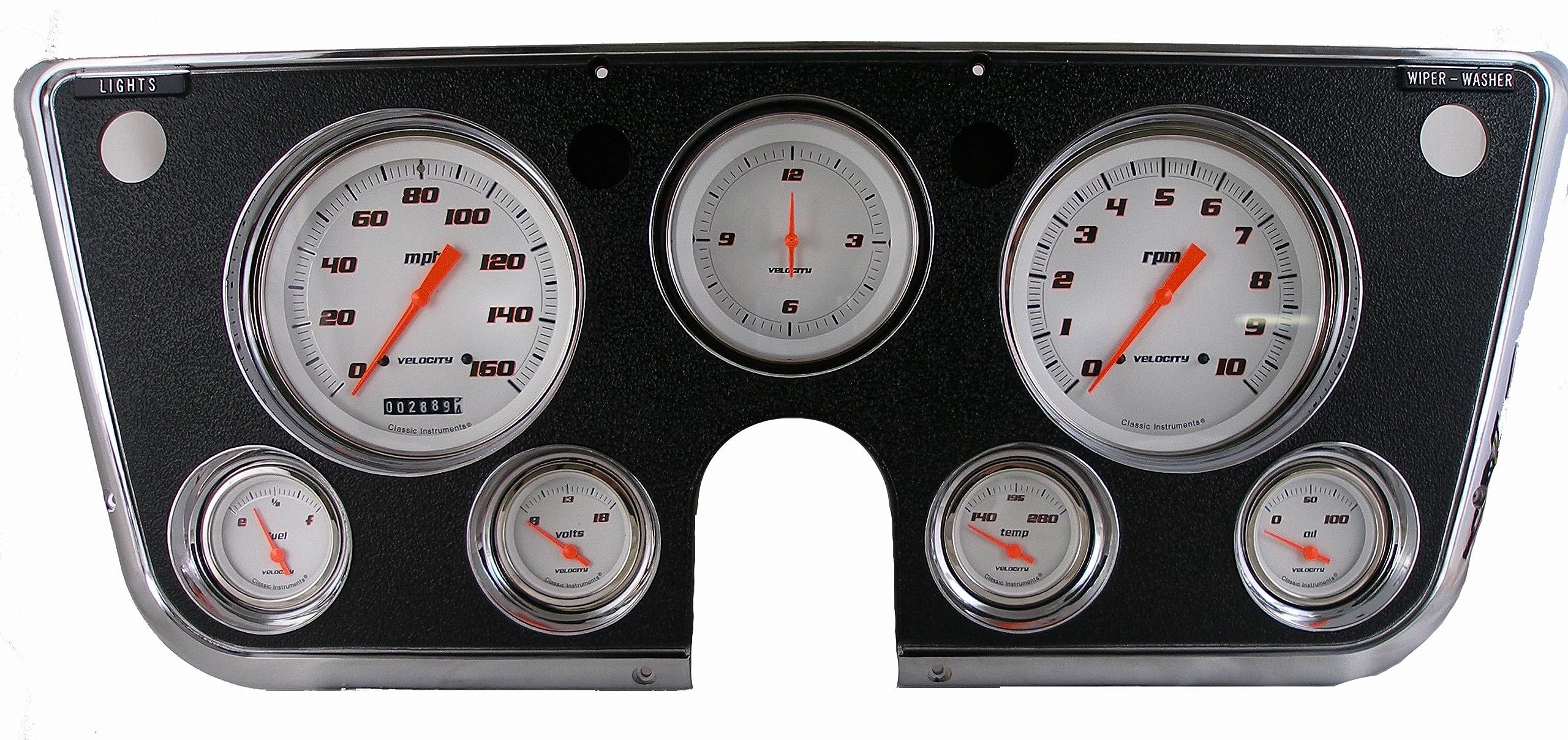 Velocity Series Classic Instruments White Gauge Set
