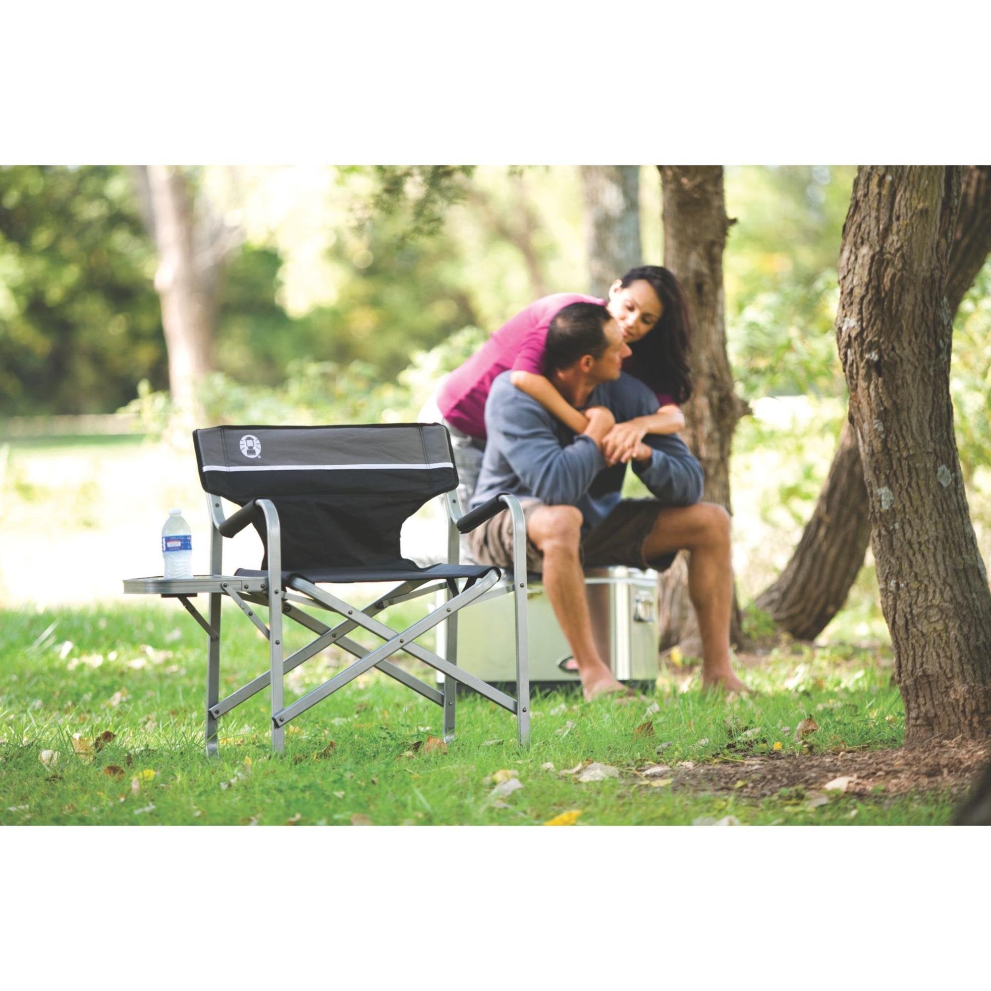 Chair Deck Aluminum W/Side Table Made by Coleman 2000020293