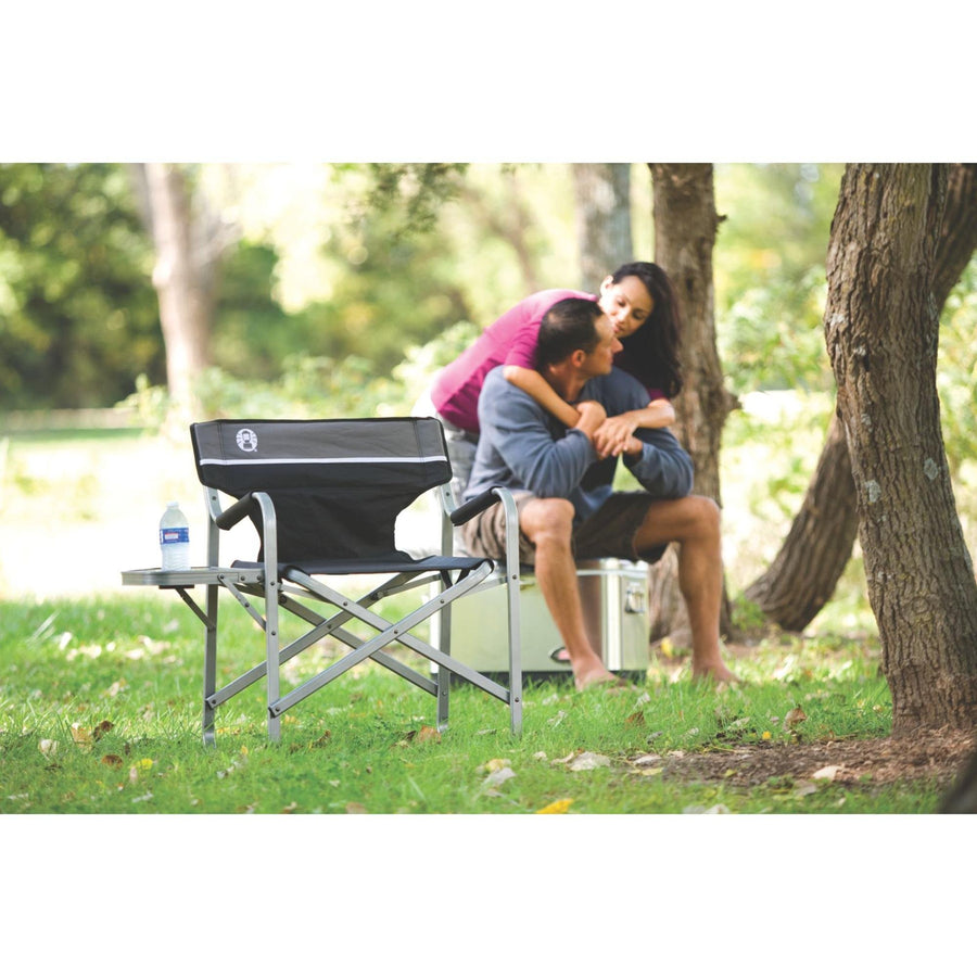 Chair Deck Aluminum W/Side Table Made by Coleman 2000020293