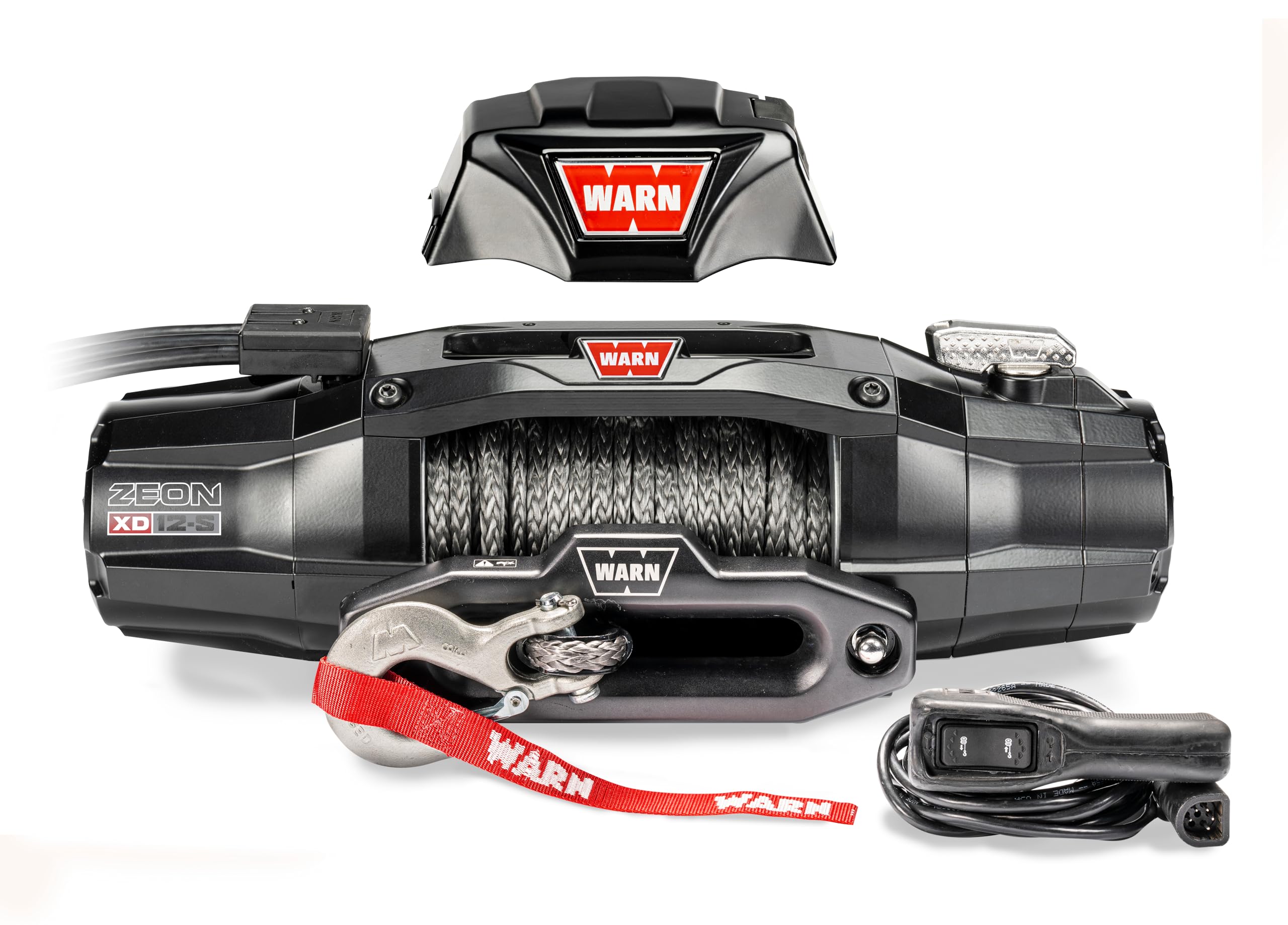 Zeon XD WARN 110012 12-S Convertible Winch Kit with Hub Wireless & Wired Remote - 12,000 lb Capacity