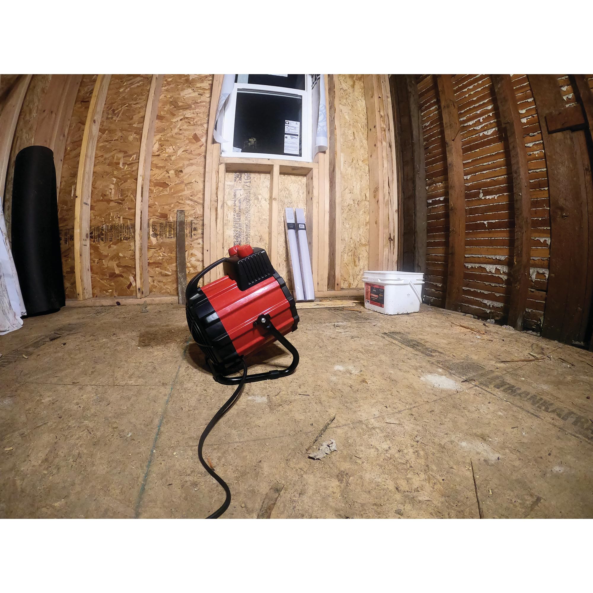 1500W Performance Tool W5010 Ceramic Small Electric Space Heater with Thermostat