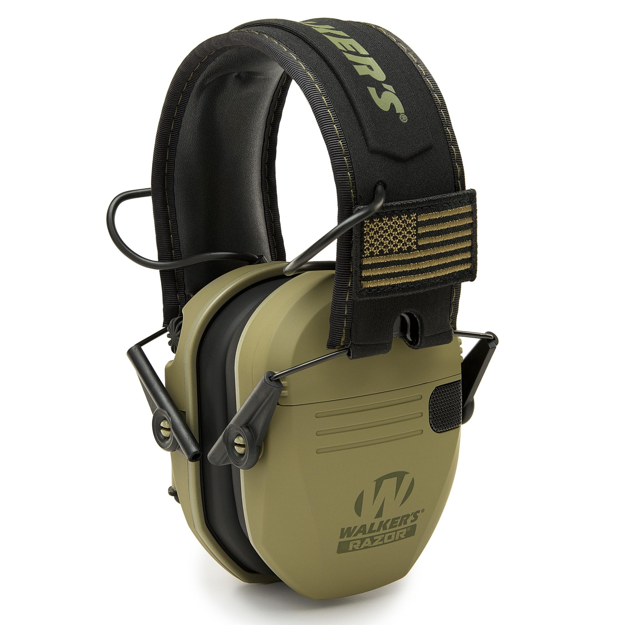 Patriot Series Walker's Razor Slim Muffs - Olive Drab Green