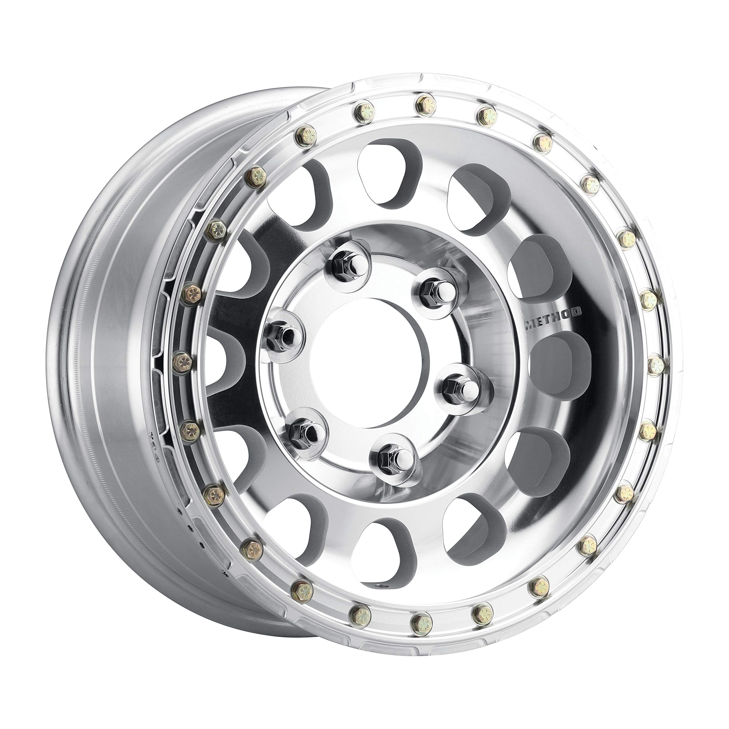 Raw Method Race Wheels 103 Machined Beadlock 17x9" 6x6.5", 25mm offset 6" Backspace, MR10379070325B
