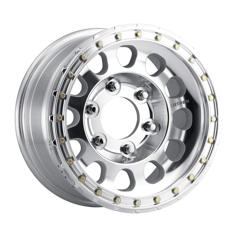Raw Method Race Wheels 103 Machined Beadlock 17x9" 6x6.5", 25mm offset 6" Backspace, MR10379070325B