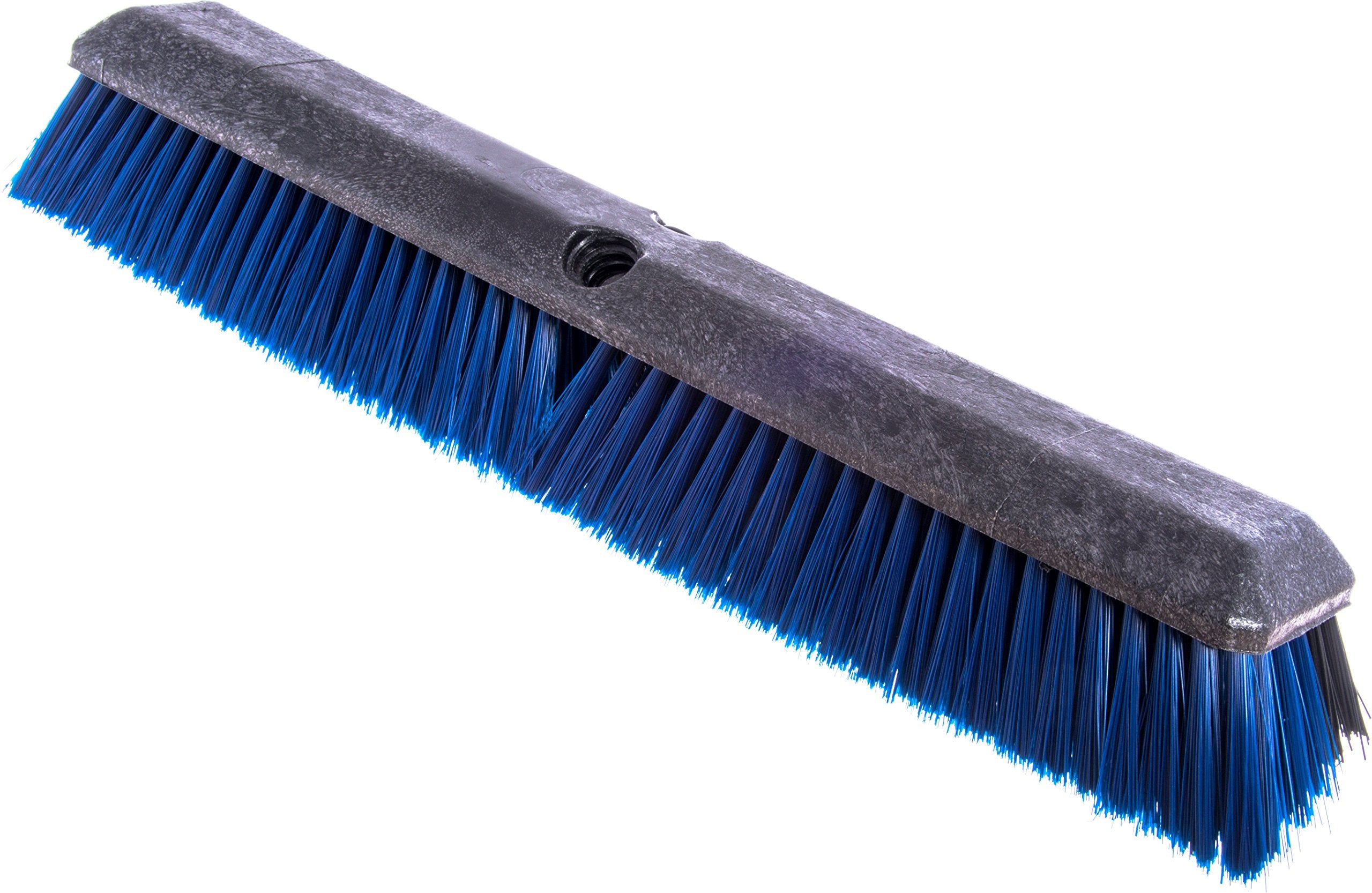 SPARTA Omni Sweep Flo-Pac Plastic Broom Head for Cleaning, 24 Inches, Black