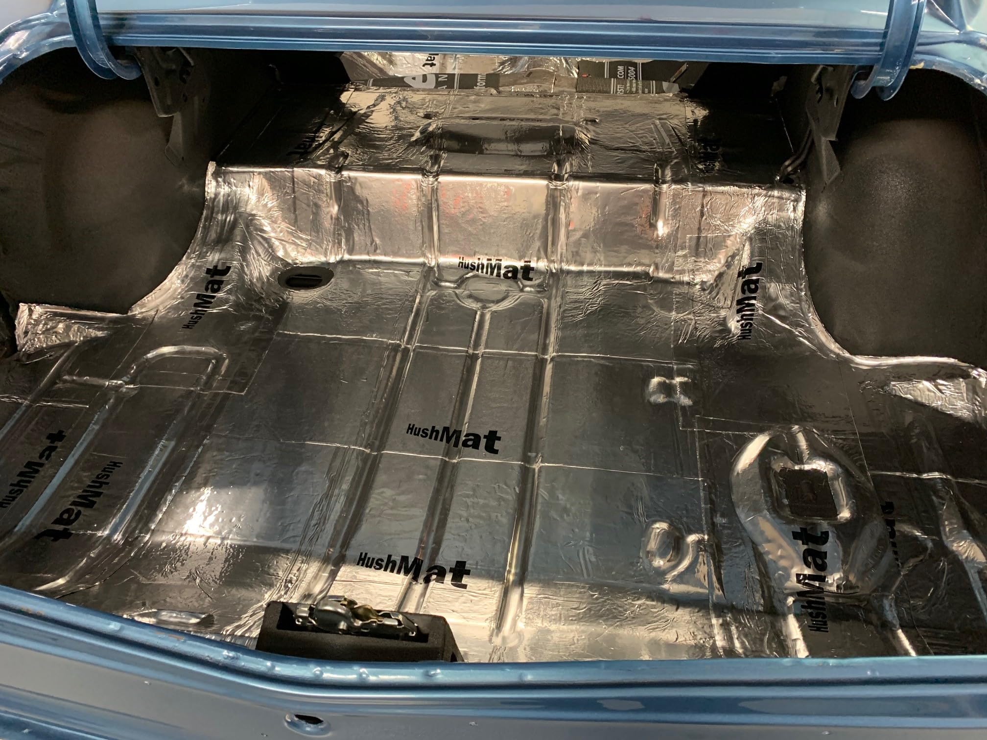 HushMat Trunk Kit 10301 – Automotive Thermal Insulation & Sound Deadening (19.1 Sq Ft, Silver Foil)