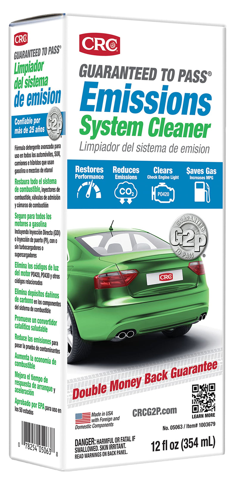 12 Fluid Ounce CRC Guaranteed to Pass Emissions Test Formula