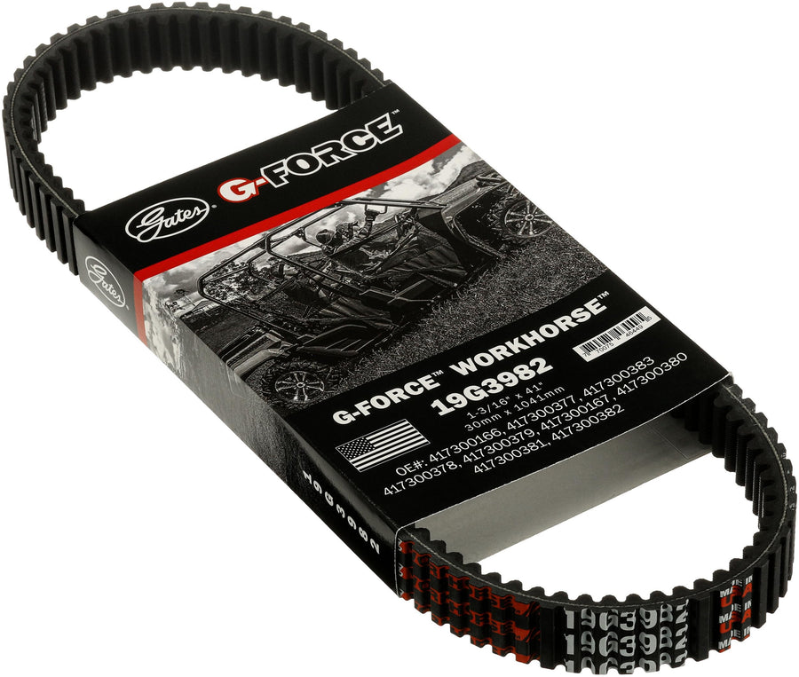 G-Force Gates 19G3982 Continuously Variable Transmission (CVT) WorkHorse Belt
