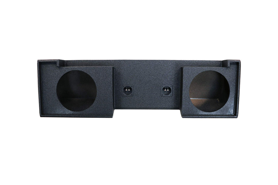 Atrend A102-12 12-Inch Atrend Series Dual Down-Fire Subwoofer Boxes with Bed Liner Finish