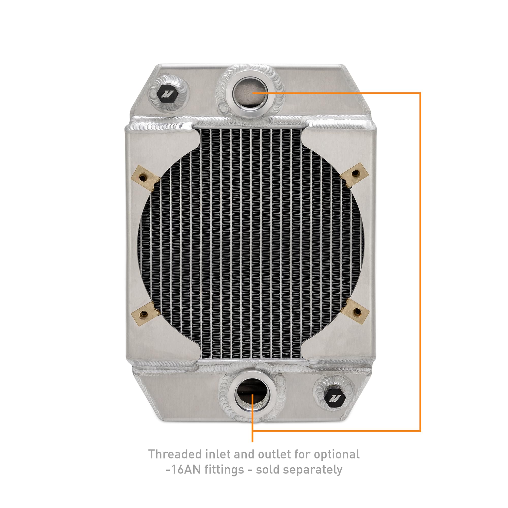 Mishimoto Drag Race Performance Aluminum Radiator MMRAD-UNI-DRGN, Universal 9", Natural