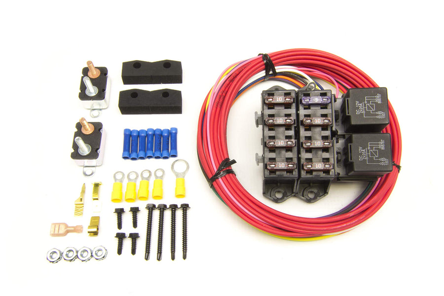 70117 Painless Performance Cirkit Boss Auxiliary Fuse Block, 7 Ignition-Hot Circuits